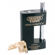 Heavy Duty Close Shackle Padlock and 2 Keys, 103mm - Discontinued