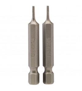 Hexagonal Insert Bit, 1.5mm, 1/4 Hex, 50mm Long (Pack of 2)
