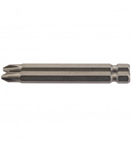 Cross Slot Insert Bit, 1/4 Hex, 75mm Long, No.2 (Pack of 2)