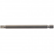 Plain Slot Insert Bit, 5.5mm, 1/4 Hex, 100mm Long (Pack of 1)