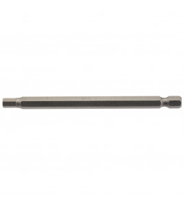 Hexagonal Insert Bit, 5mm, 1/4 Hex, 100mm Long (Pack of 1)