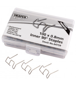 0.8MM Bent Castle Staples (50)