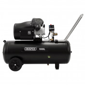 100L Direct Drive V-Twin Air Compressor, 2.2kW/3hp