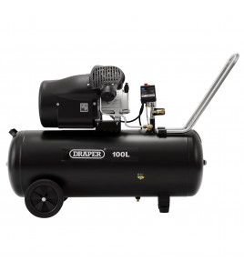 100L Direct Drive V-Twin Air Compressor, 2.2kW/3hp