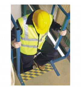 Heavy Duty Safety Grip Tape Roll, 18m x 50mm, Black and Yellow