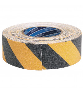Heavy Duty Safety Grip Tape Roll, 18m x 50mm, Black and Yellow