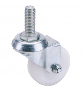 Swivel Bolt Fixing Nylon Wheel, 50mm Diameter, S.W.L. 50kg