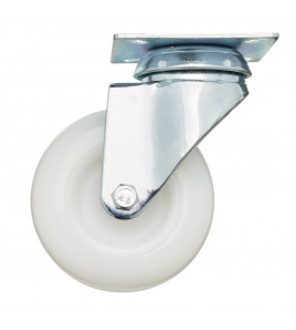 Swivel Plate Fixing Nylon Wheel, 75mm Diameter, S.W.L. 70kg