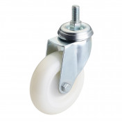 Swivel Bolt Fixing Nylon Wheel, 100mm Diameter, S.W.L. 125kg