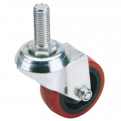 Swivel Bolt Fixing Polyurethane Wheel, 50mm Diameter, S.W.L. 50kg