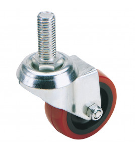 Swivel Bolt Fixing Polyurethane Wheel, 50mm Diameter, S.W.L. 50kg