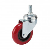 Swivel Bolt Fixing Polyurethane Wheel, 75mm Diameter, S.W.L. 70kg