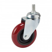 Swivel Bolt Fixing Polyurethane Wheel, 100mm Diameter, S.W.L. 125kg