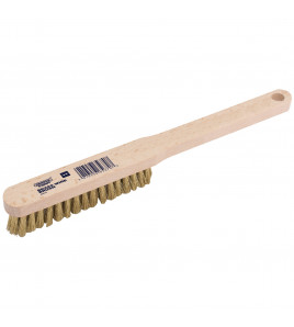 Draper Expert Brass Fill Wire Hand Brush, 225mm