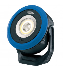 Draper Expert COB/SMD LED Wireless/USB Rechargeable Mini Flood Light, 7W, 670 Lumens, USB-C Cable Supplied