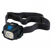 Draper Expert COB/SMD LED Wireless/USB Rechargeable Head Torch, 6W, 400 Lumens, USB-C Cable Supplied