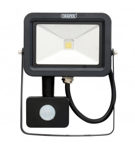 COB LED Slimline Wall Mounted Floodlight with PIR Sensor, 10W, 700 Lumens