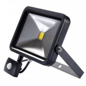 COB LED Slimline Wall Mounted Floodlight with PIR Sensor, 30W, 1,950 Lumens - Discontinued