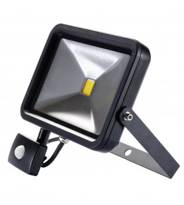 COB LED Slimline Wall Mounted Floodlight with PIR Sensor, 30W, 1,950 Lumens - Discontinued