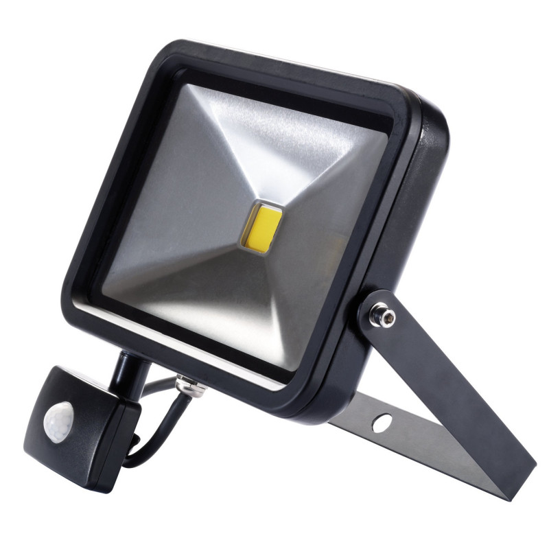 COB LED Slimline Wall Mounted Floodlight with PIR Sensor, 30W, 1,950 Lumens - Discontinued