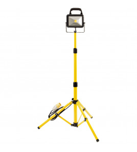 110V COB LED Worklight with Tripod, 20W, 1,300 Lumens - Discontinued