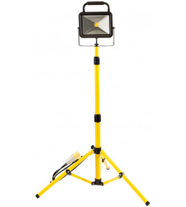 50W 110V COB LED Work Light with Tripod - 6,500 Lumens