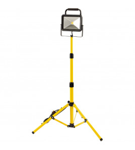 230V COB LED Slimline Worklight with Tripod, 50W, 6,500 Lumens - Discontinued