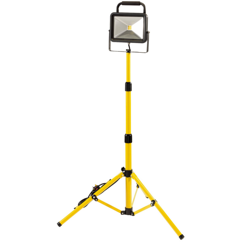 230V COB LED Slimline Worklight with Tripod, 50W, 6,500 Lumens - Discontinued