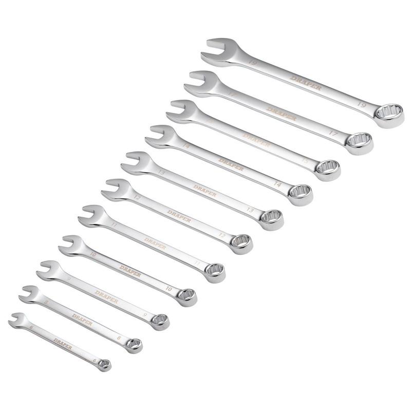 Draper HI-TORQ® Metric Combination Spanner Set (11 Piece)