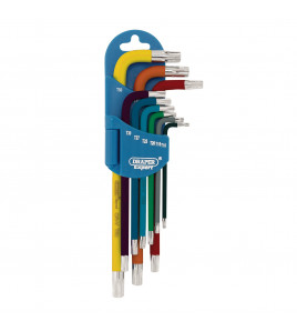 Draper Expert TX-STAR® Metric Coloured Long Arm Key Set (9 Piece)