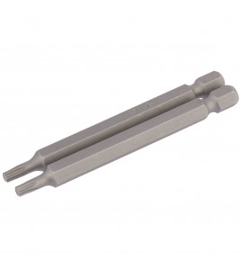 Draper TX-STAR® Insert Bit, 1/4 Hex, 75mm Long, T15 (Pack of 2)