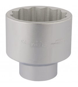 Elora Bi-Hexagon Socket, 1 Sq. Dr., 75mm
