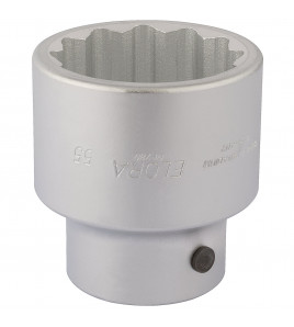 Elora Bi-Hexagon Socket, 1 Sq. Dr., 55mm