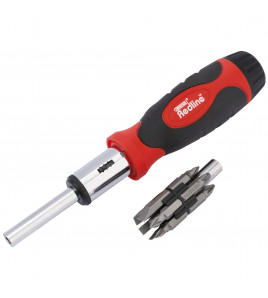 Draper Redline® Ratcheting Screwdriver and Bit Set (14 Piece)