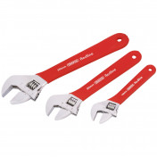 Draper Redline® Soft Grip Adjustable Wrench Set (3 Piece)