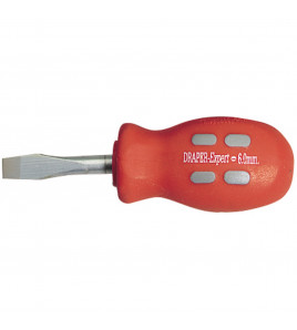 Draper Expert Plain Slot Flared Tip Mechanic's Screwdriver, 38 x 6mm (Sold Loose) - Discontinued
