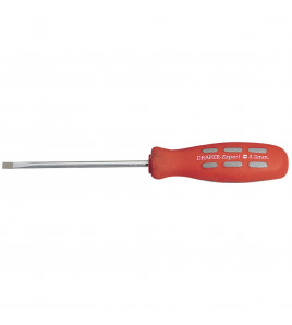 Draper Expert Plain Slot Parallel Tip Mechanics Screwdriver, 100 x 3.2mm (Sold Loose)