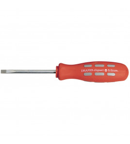 Draper Expert Plain Slot Parallel Tip Mechanics Screwdriver, 75 x 5mm (Sold Loose)