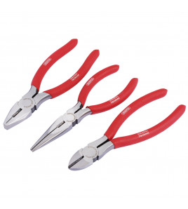 Draper Redline® Pliers Set with PVC Dipped Handles, 160mm (3 Piece)