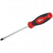 Draper Redline® Plain Slot Soft Grip Screwdriver, 5 x 100mm - Discontinued