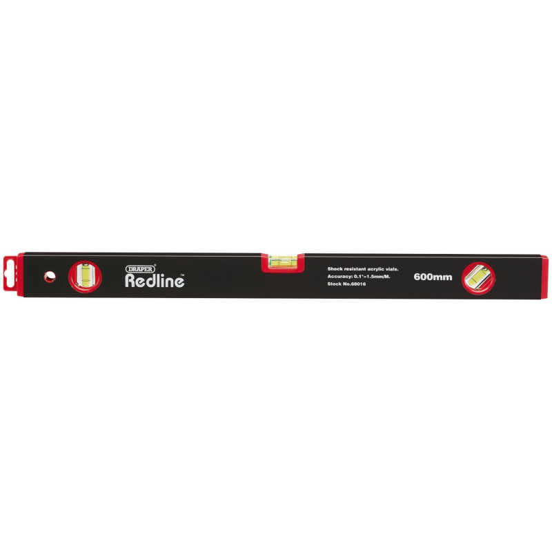 Draper Redline® Box Spirit Level, 600mm