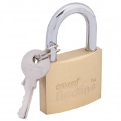 Draper Redline® Brass Cylinder Padlock, 40mm