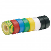 Insulation Tape to BSEN60454/Type2, 10m x 19mm, Mixed Colours (Pack of 8)