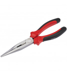 Draper Redline® Heavy Duty Long Nose Pliers with Soft Grip Handles, 200mm