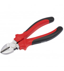 Draper Redline® Heavy Duty Diagonal Side Cutter with Soft Grip Handles, 180mm