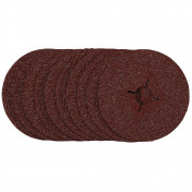 Fibre Sanding Discs, 115mm, 24 Grit, (Pack of 10)