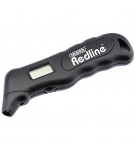 Draper Redline® Digital Tyre Pressure Gauge, 0 - 100psi