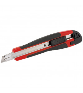 Draper Redline® Soft-Grip Retractable Trimming Knife, 9mm