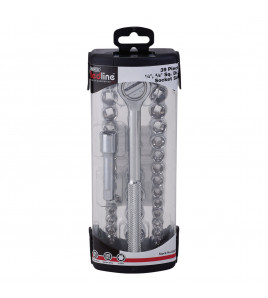 Draper Redline® Socket Set, 1/4, 3/8 Sq. Dr. (39 Piece)