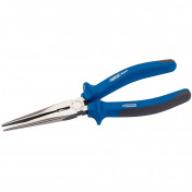 Heavy Duty Soft Grip Long Nose Pliers, 200mm